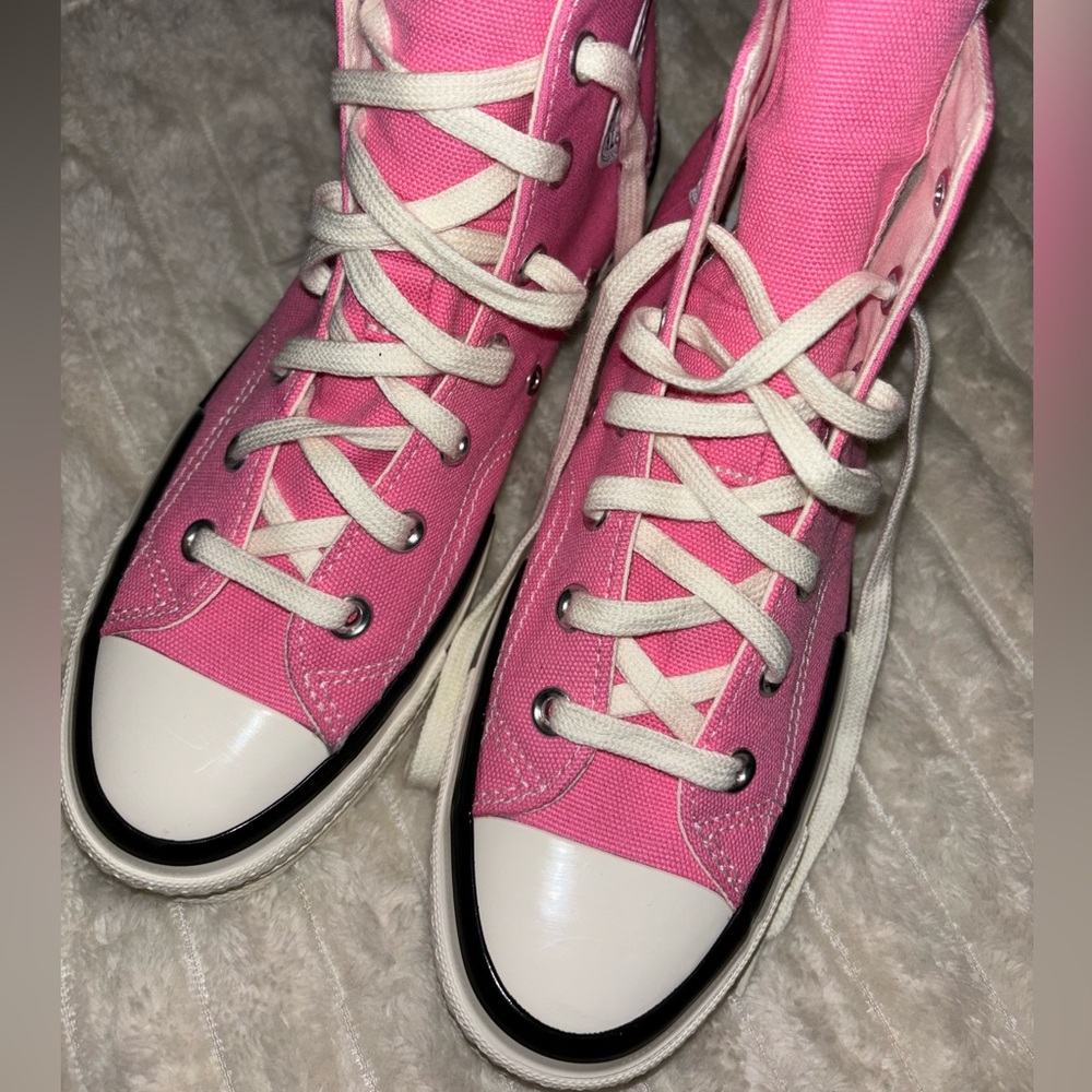 Hightop pink platform converse - Picture 5 of 7